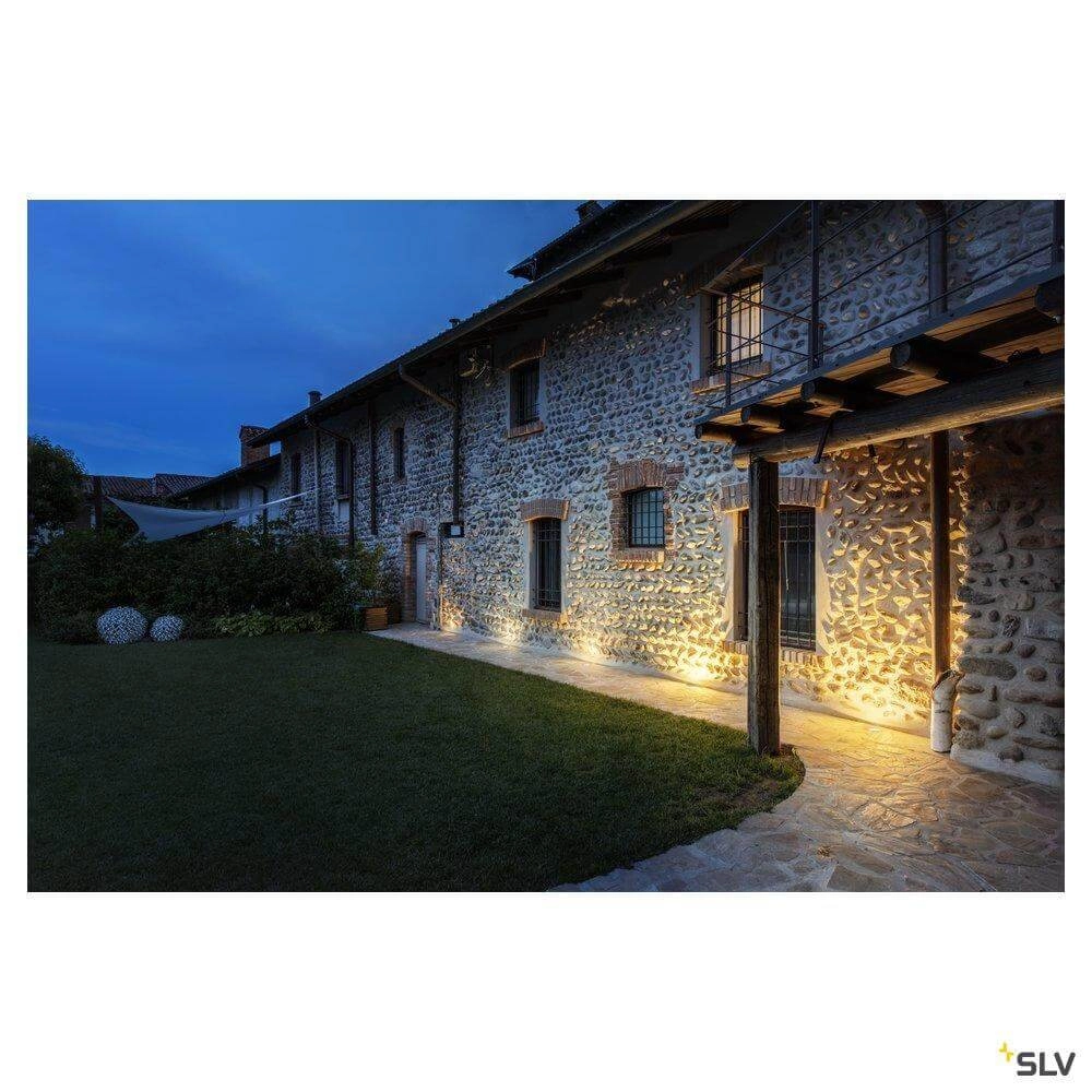 Grand spot de sol LED Dasar Flat lumière blanche et chaude SLV 4024163262071