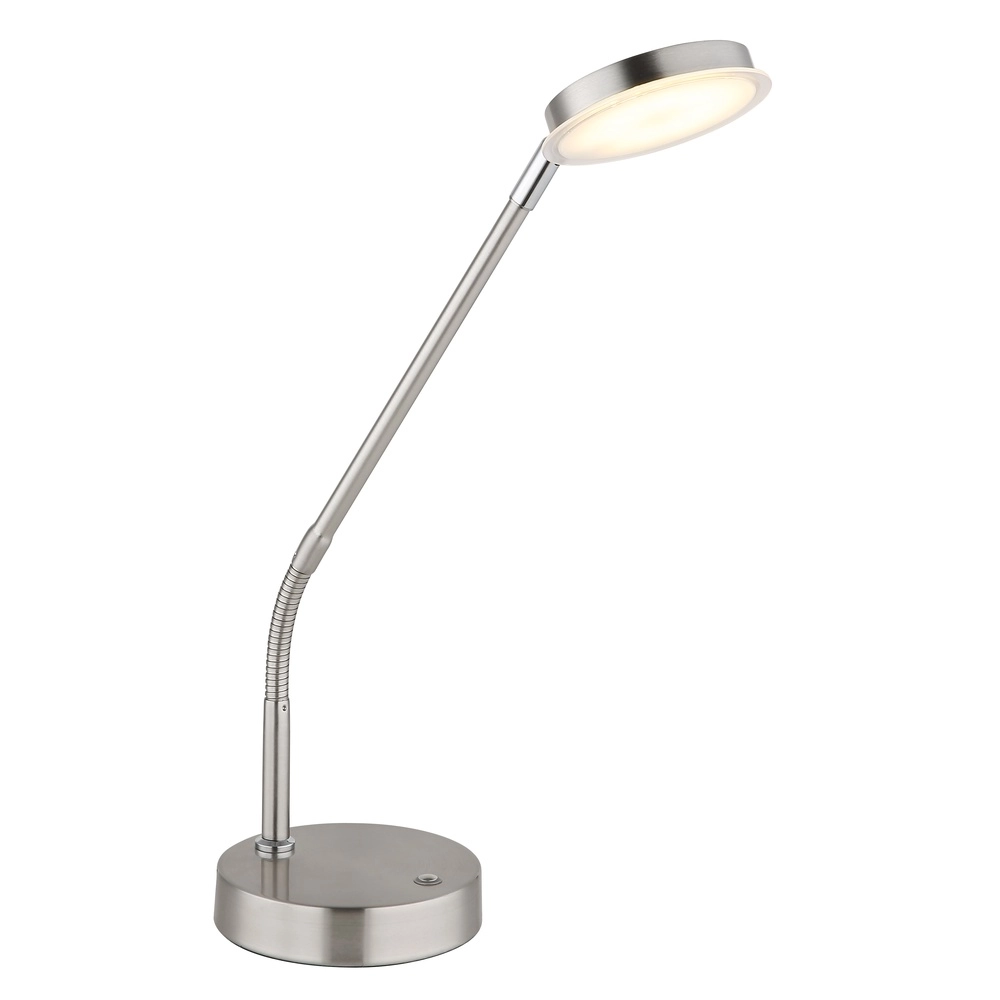 Lampe de bureau Silvio nickel