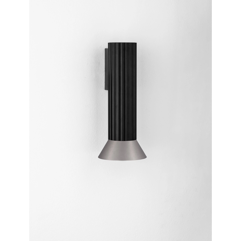 Spot mural Luvia noir avec bronze Lyora 5212017475565