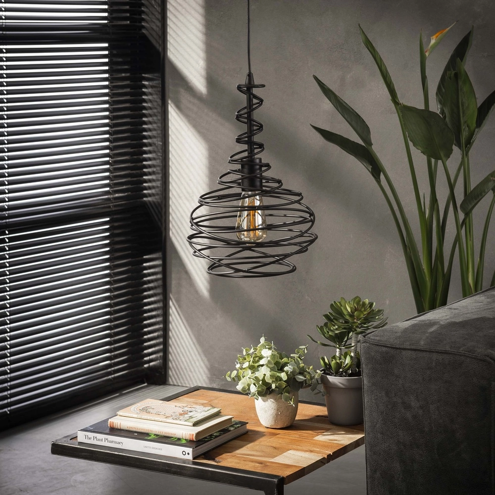 Lampe suspendue filaire Ø 25cm Spinn 1x E27 Lyora 8716803513044