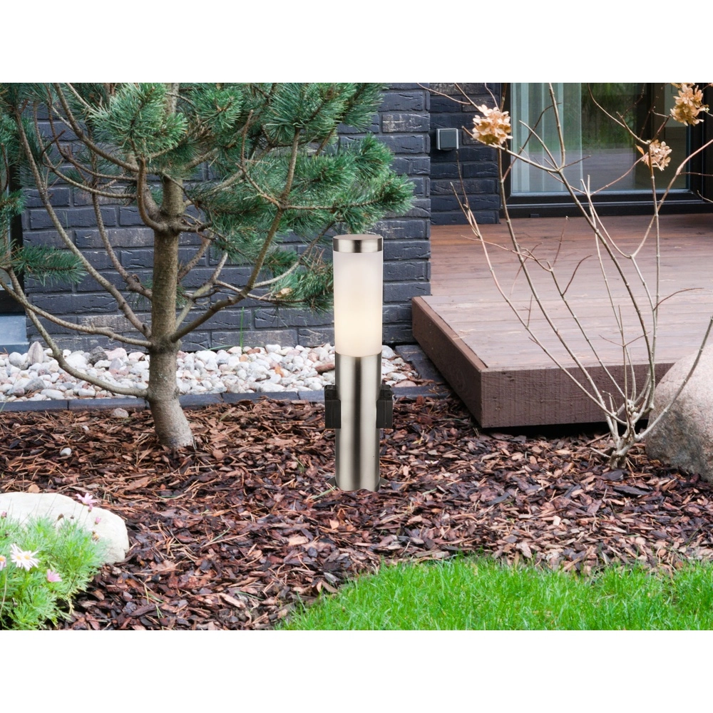 Lampe de jardin Boston Acier inoxydable avec douille Globo 9007371123926