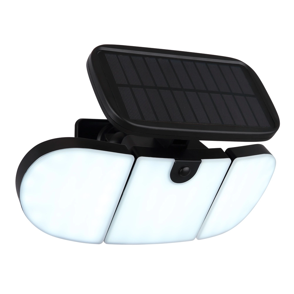 Lampe murale noire Torqen Solaire