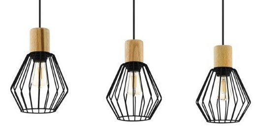 Lampe à suspension Palmorla 3 lumières Eglo 9002759440947