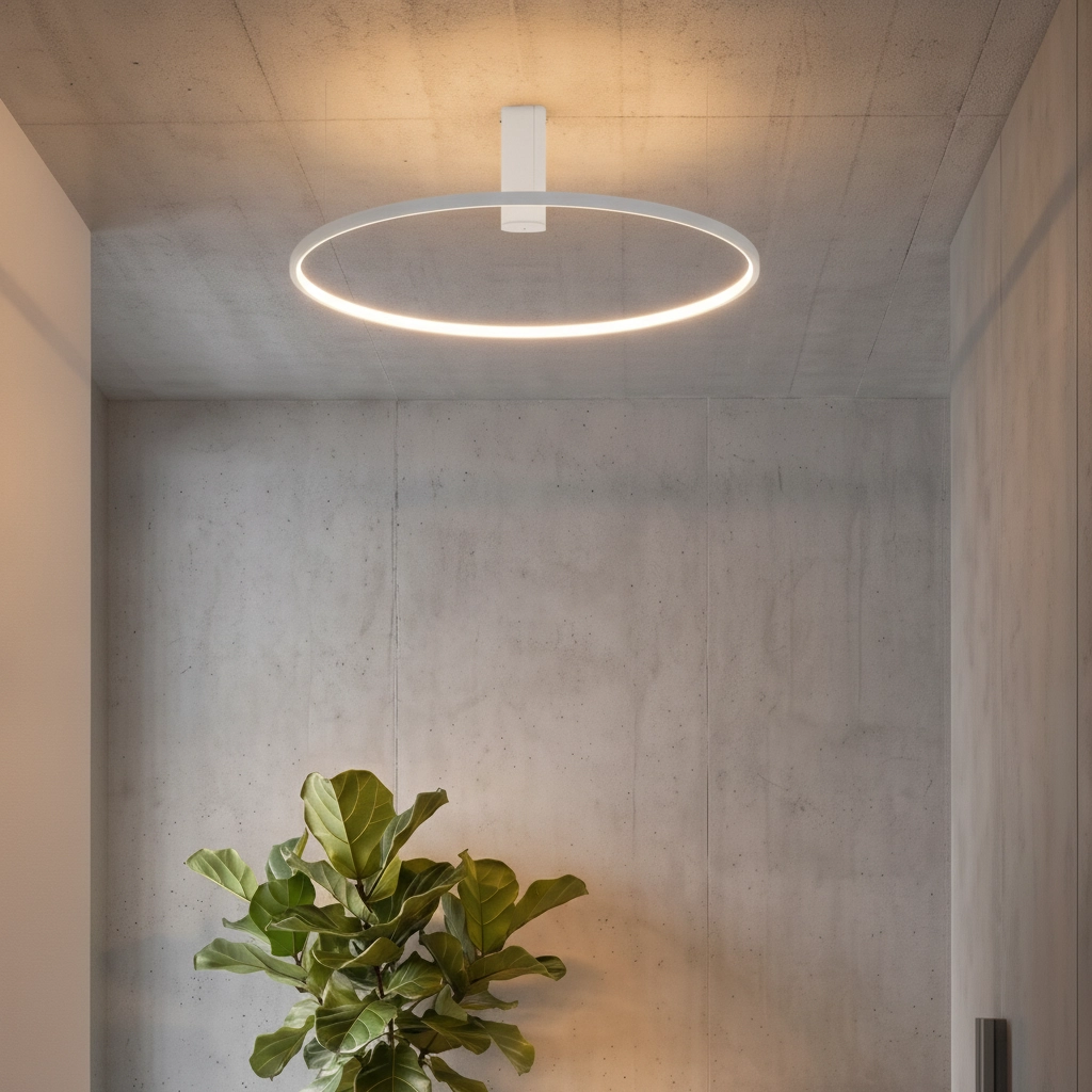Plafonnier design Garve blanc Ø 60cm