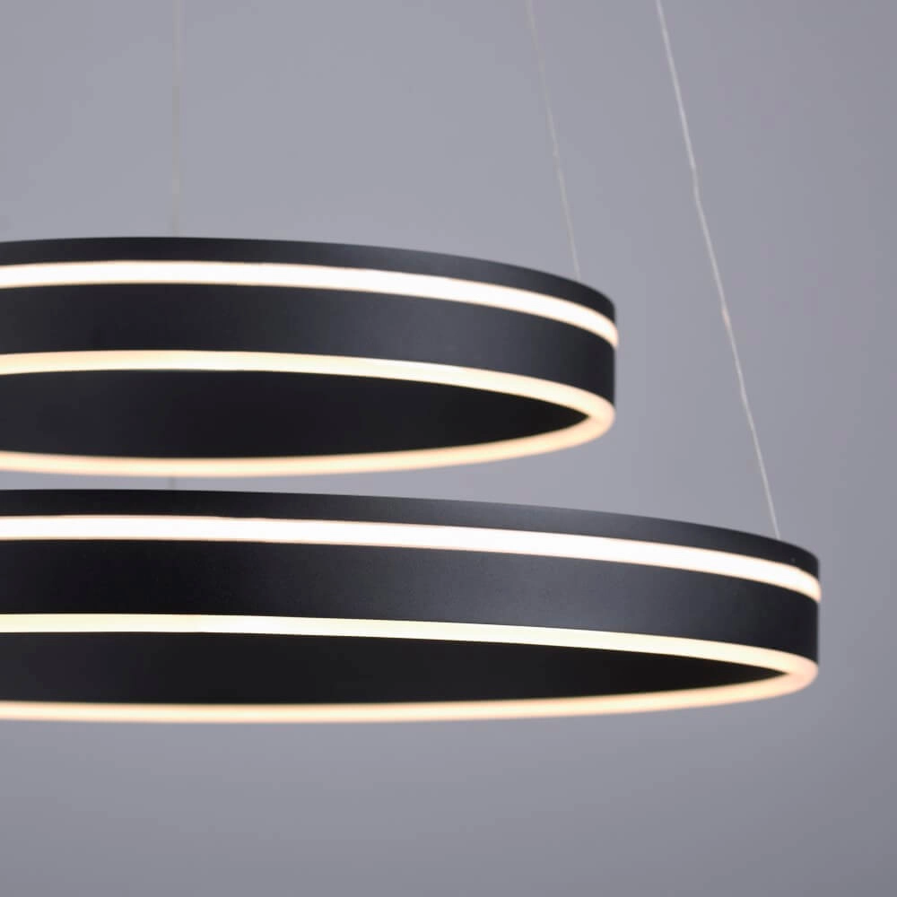 Lampe suspendue Q-Vito Ø 59cm anthracite Paul Neuhaus 4012248367445