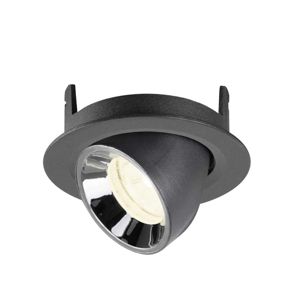 Spot encastré Numinos Gimble XS noir/chrome 4000K - 20 deg SLV 4024163306904