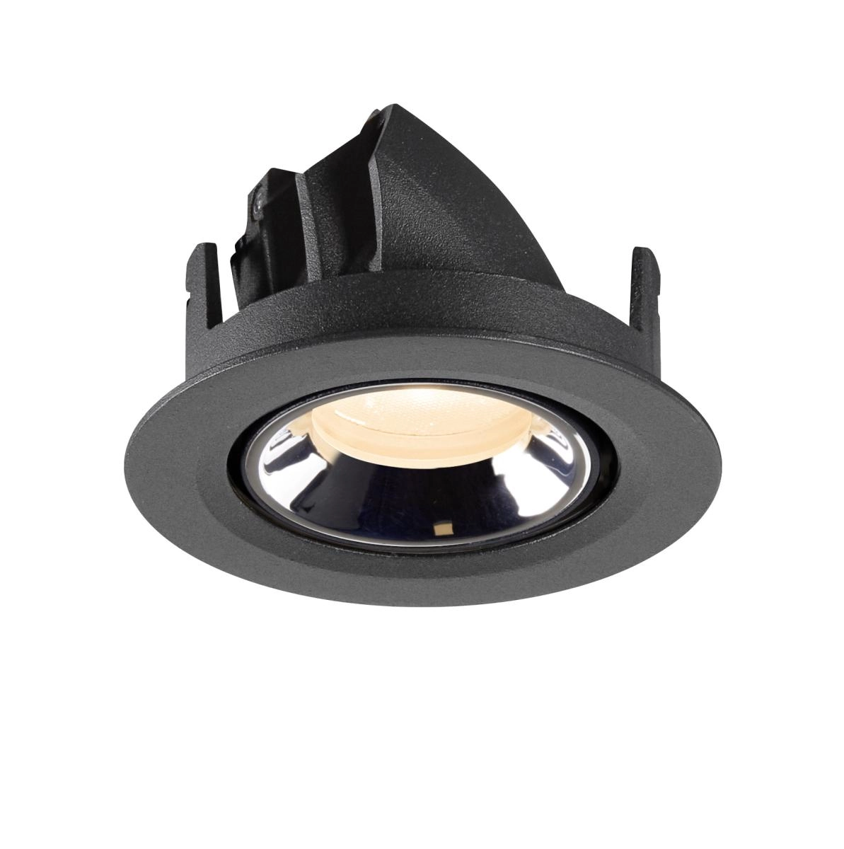 Spot encastré Numinos Gimble XS noir/chrome 2700K - 20 deg SLV 4024163307260