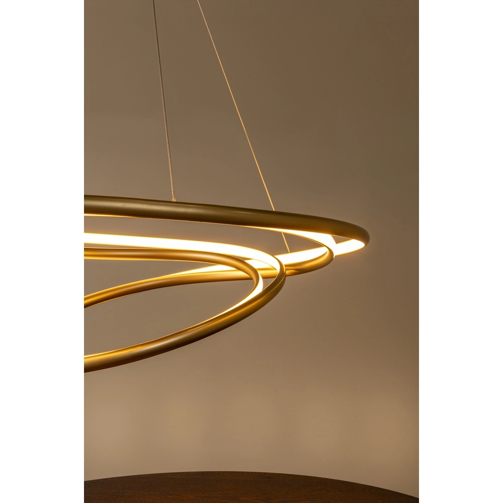 Lampe pendante de conception Sardana Ø 80 cm de boucle dorée Premium by Lucide 5411212520890