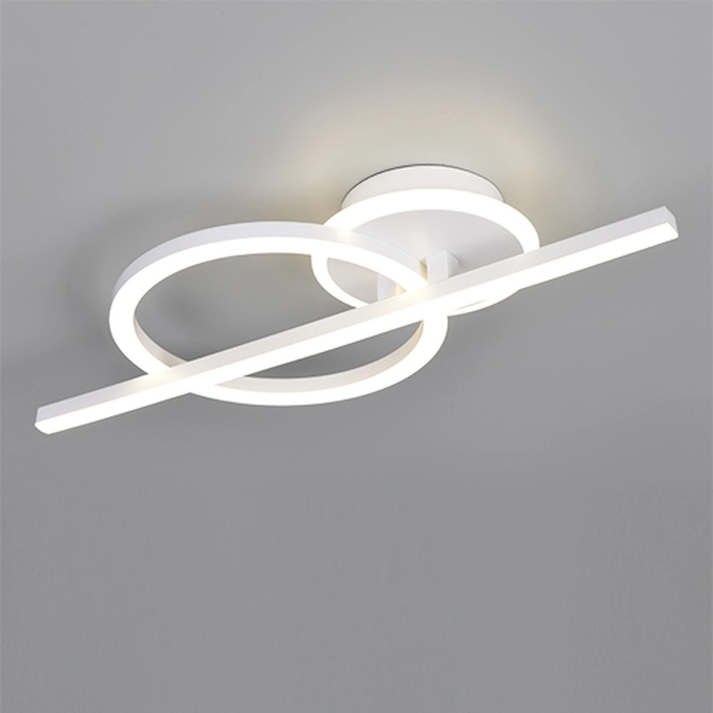 Lampe de plafond Welis Blanc moderne Trio 4017807704426