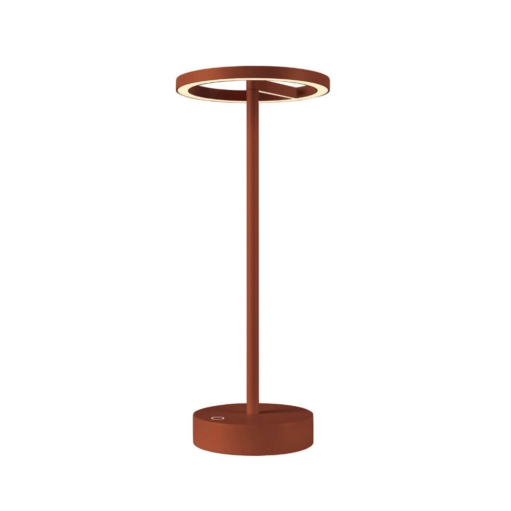 Lampe de table d'extérieur Vinolina One rouille - rechargeable