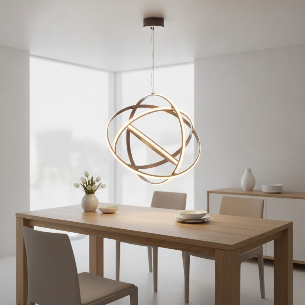Suspension Pertone S Ø 70cm noir avec lueur violette