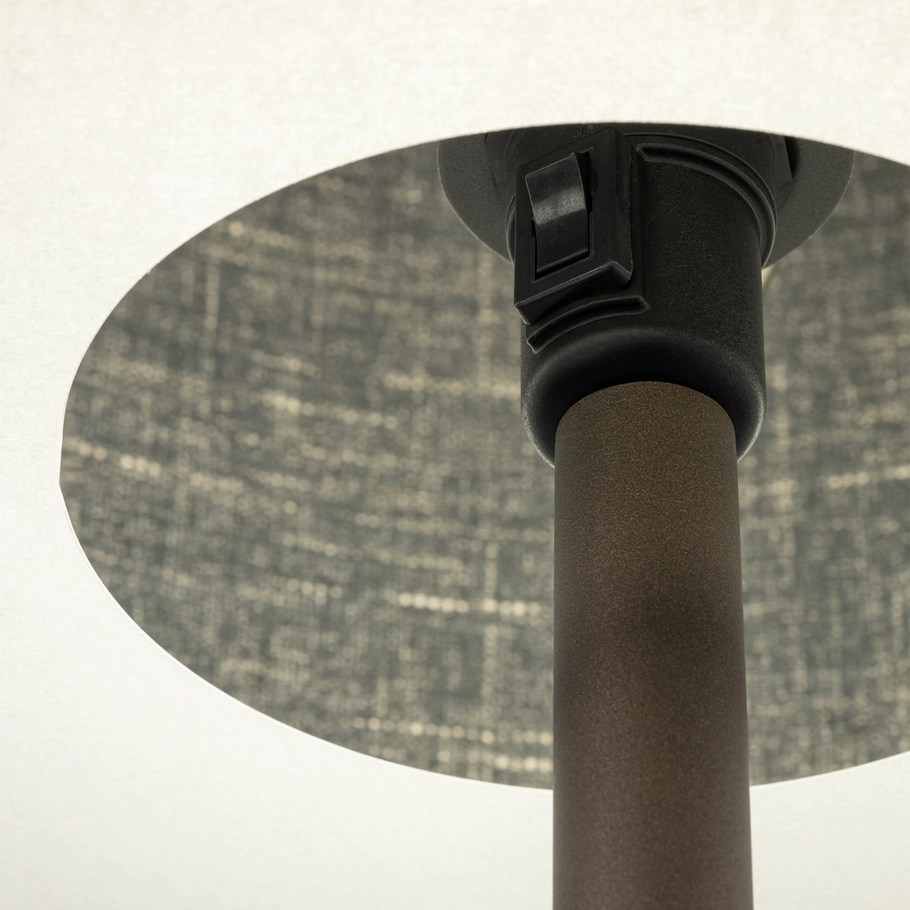 Lampe de pied Amarela Mélange noir Ø 46cm Lyora 5903139116633