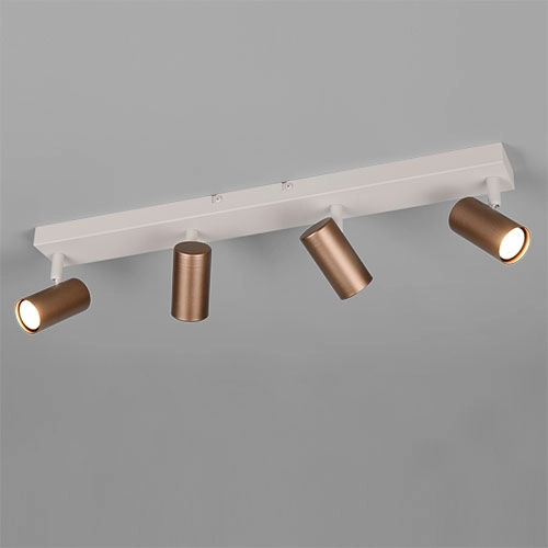 Emplacement monté en surface Taryn Marron moka à 4 tons clairs