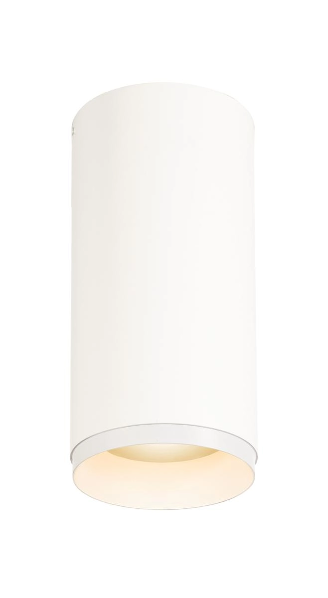 Spot en saillie Numinos M cylindre blanc/noir 3000K - 36 deg SLV 4024163243810