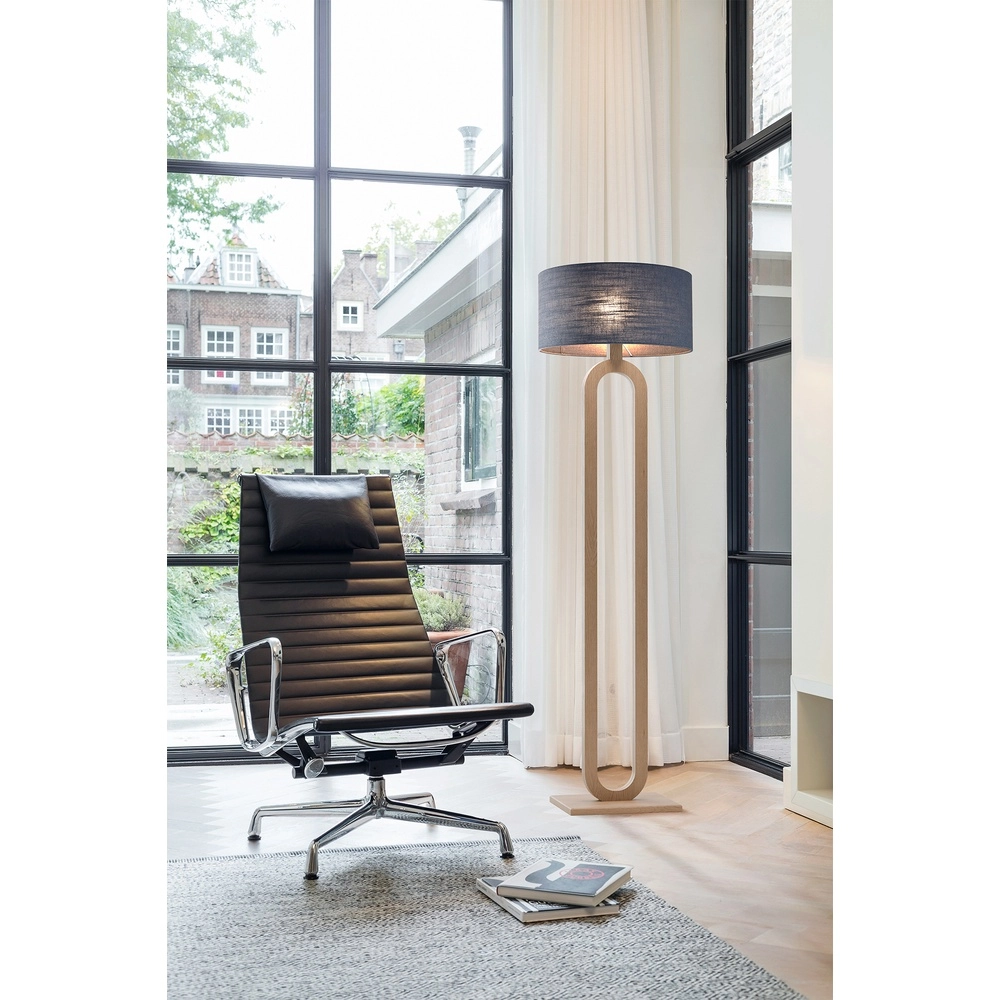 Lampe de pied Sino Loop Bois clair Masterlight