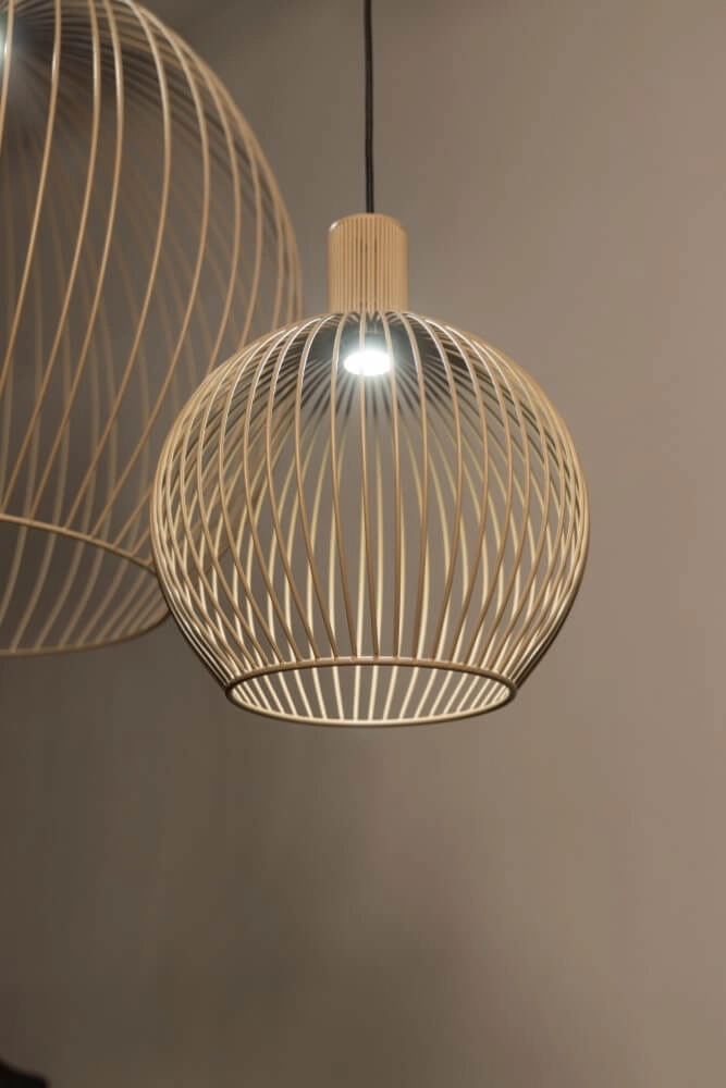 Lampe suspendue couleur sable Wire Sand Ø 50 cm ETH 8720195307129