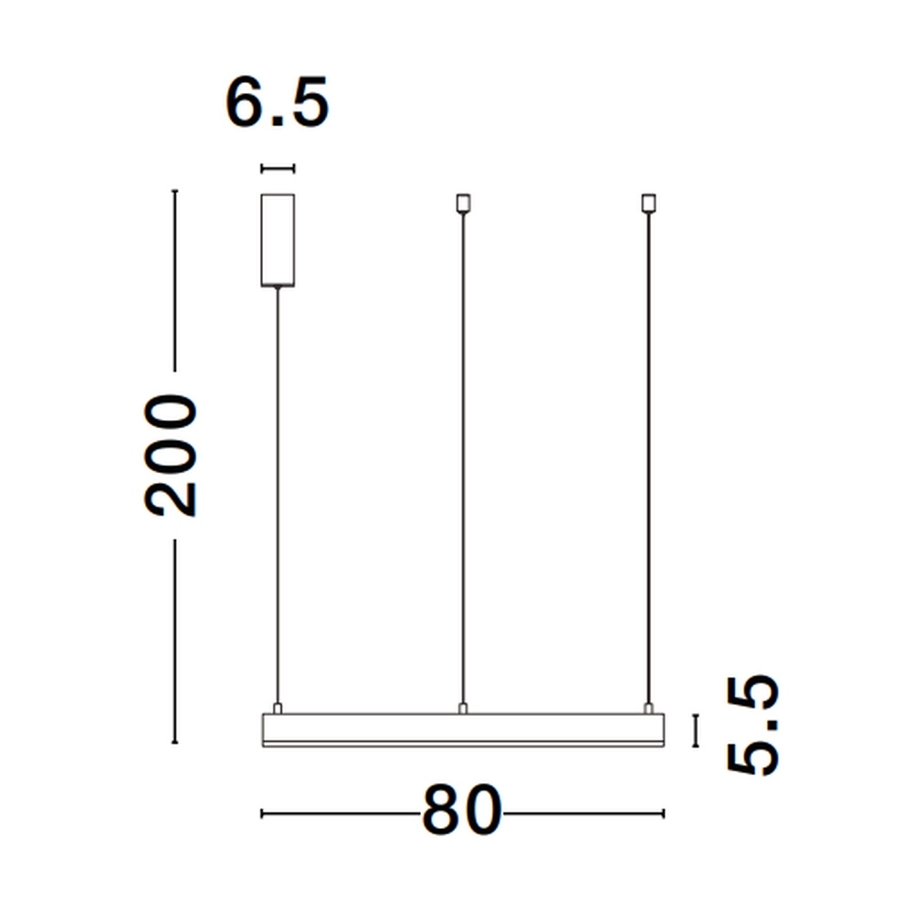 Suspension Motif or Ø 80cm 2700-6500K Lyora 5212017443588