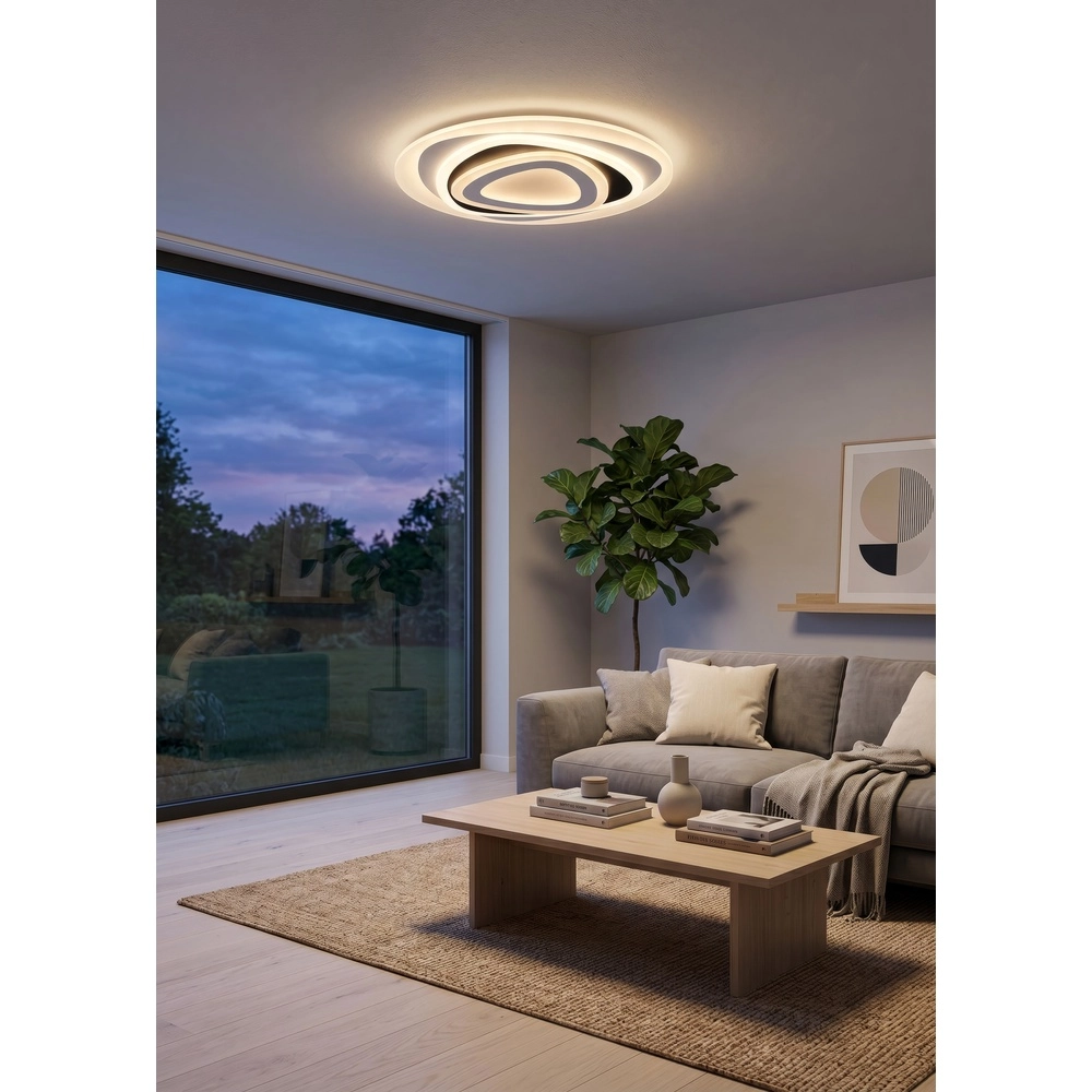 Éclairage de plafond Zilo Blanc moderne Trio 4017807704464
