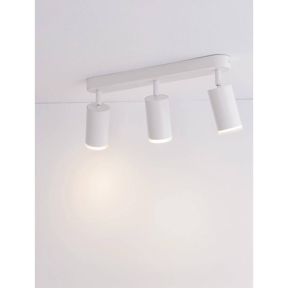 Spot monté en surface Mao 3 lumières blanc Lyora 5212017475305