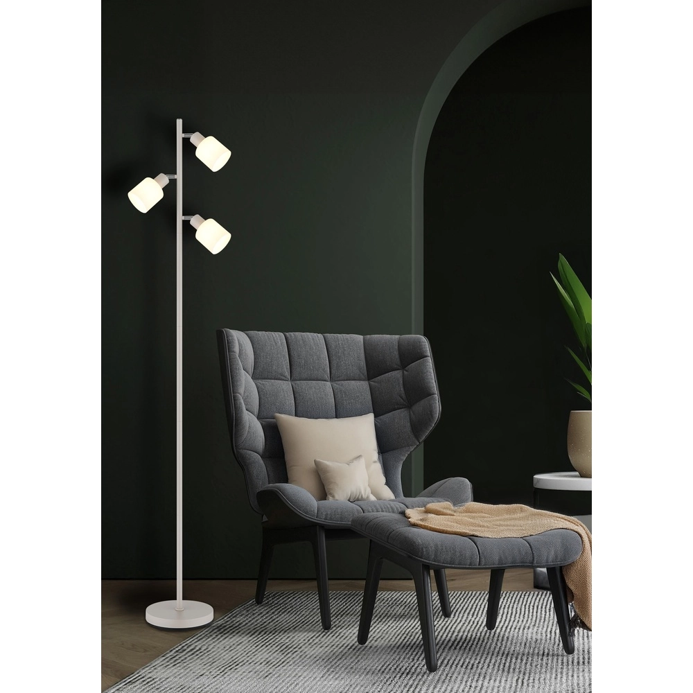 Lampadaire Trent brun sable Globo 9007371572977