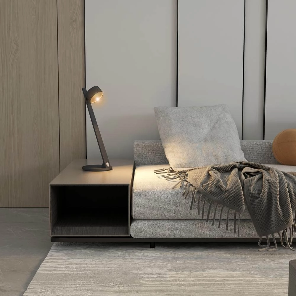 Lampe de table moderne Omega noir Artdelight 8720701100336