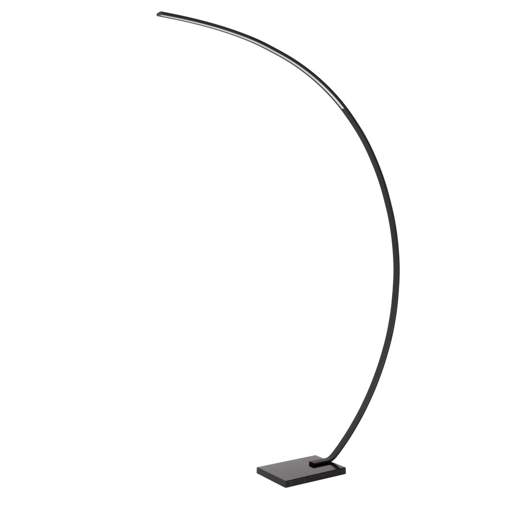 Lampe à arc de conception Curve Noir