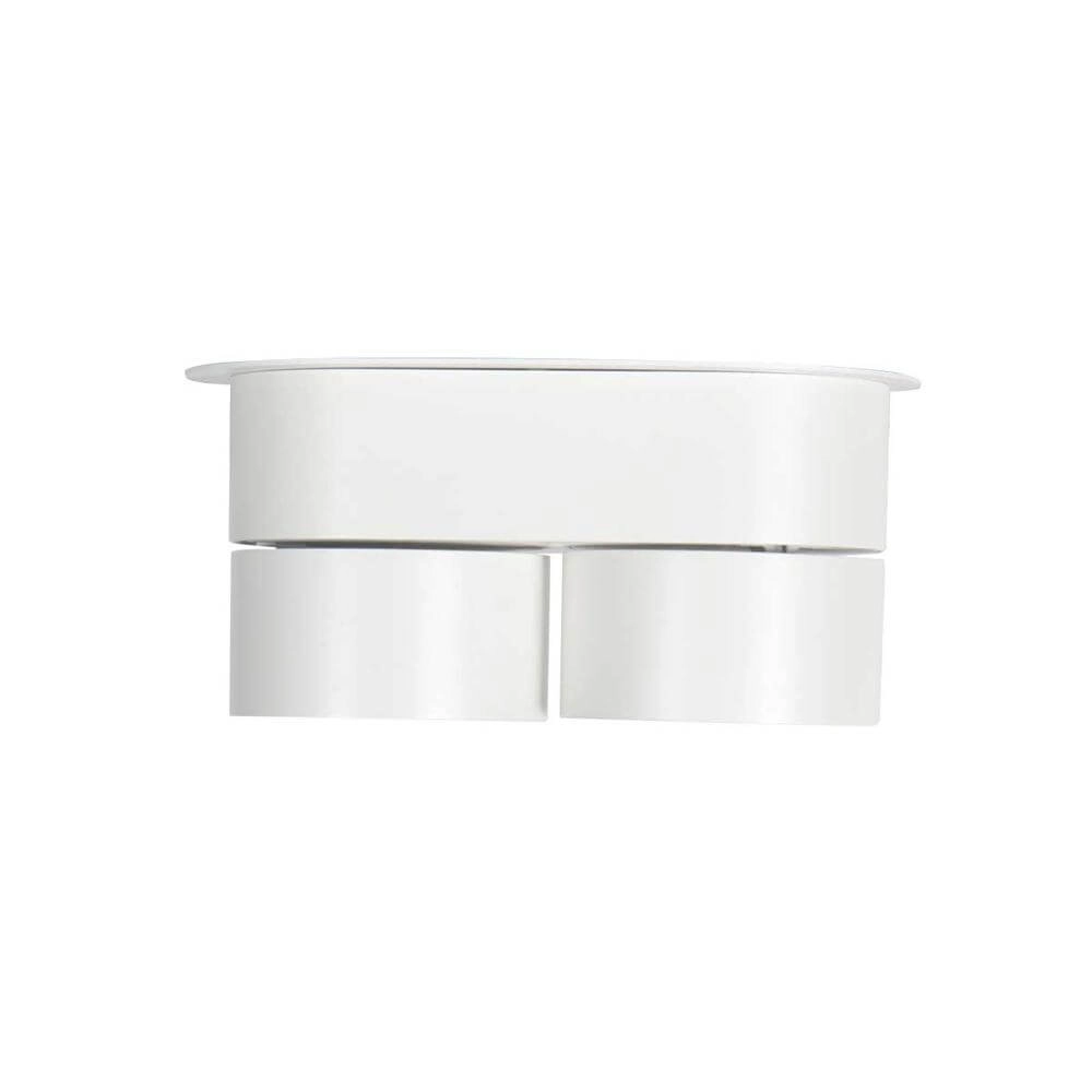 Plafonnier 2 lumières Fez Black Design blanc Steinhauer 8712746177336