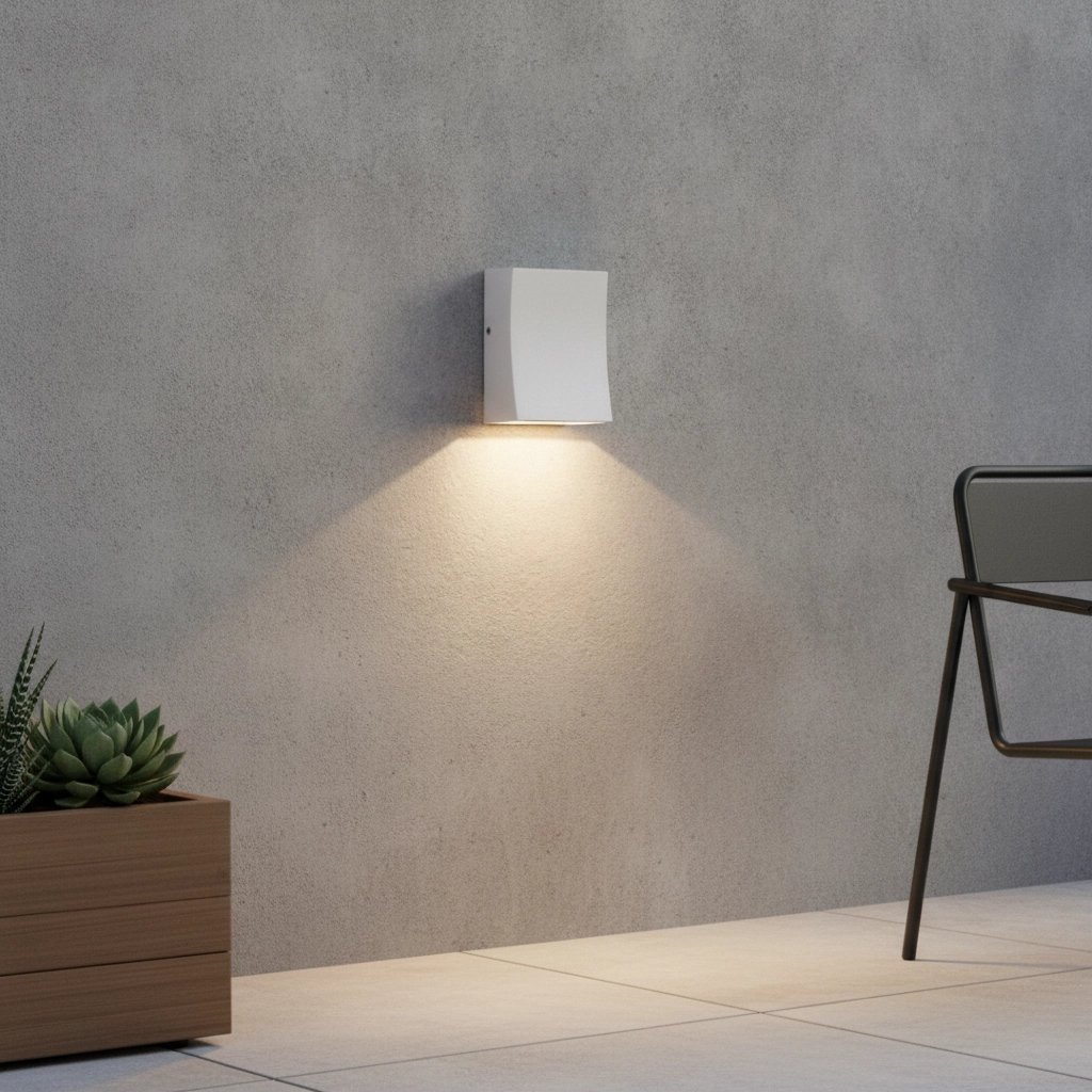 Downlighter Boxy blanc