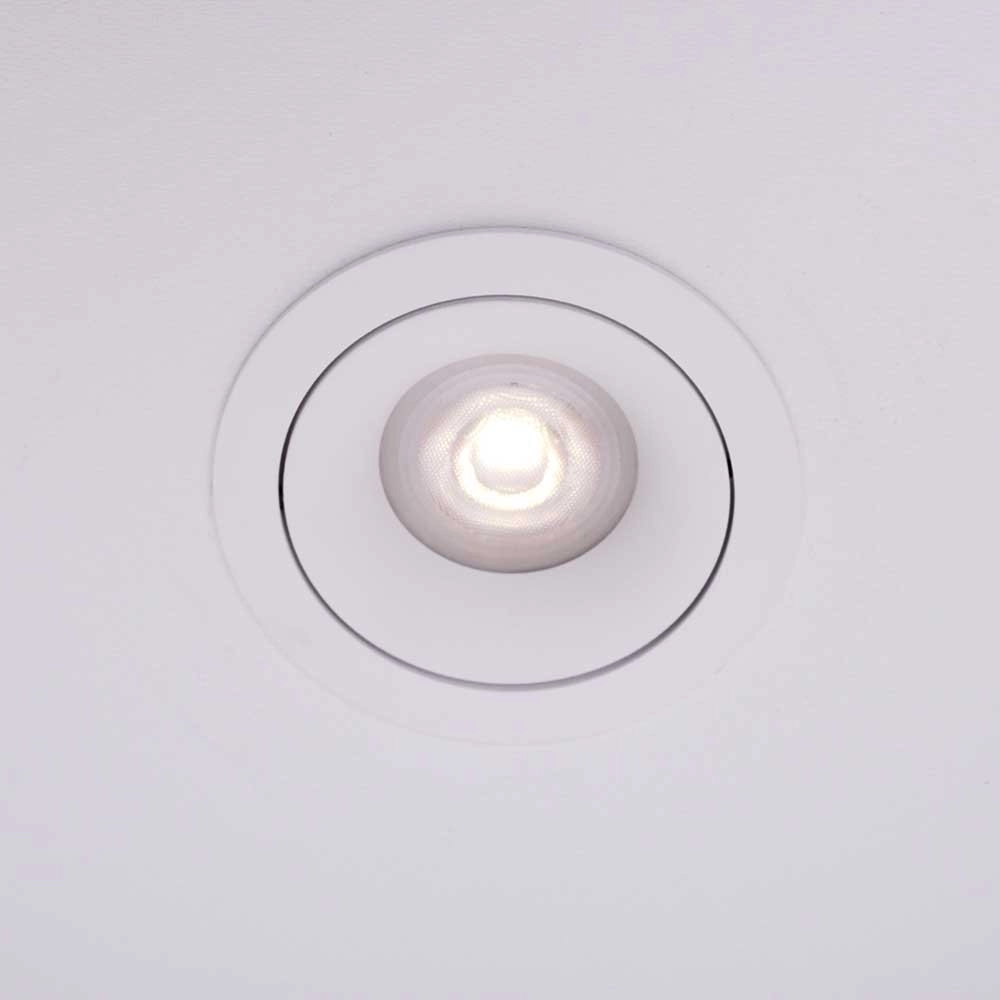 Spot encastré blanc Downel 9 cm