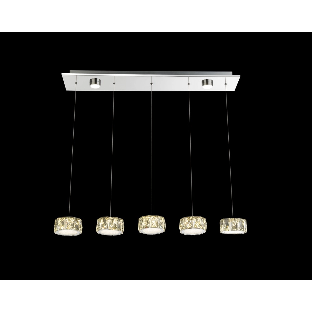 Lampe suspendue à 4 lumières Amur Chrome Globo 9007371342068