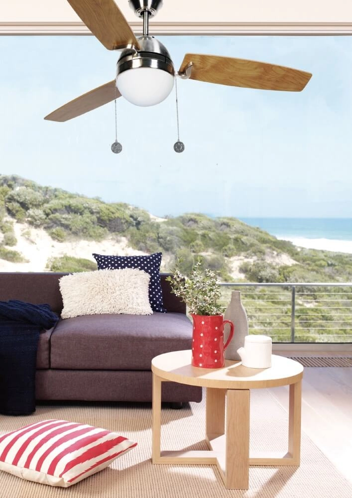 Ventilateur de plafond avec lampe Boreas Ø122cm Beacon 9333509094791