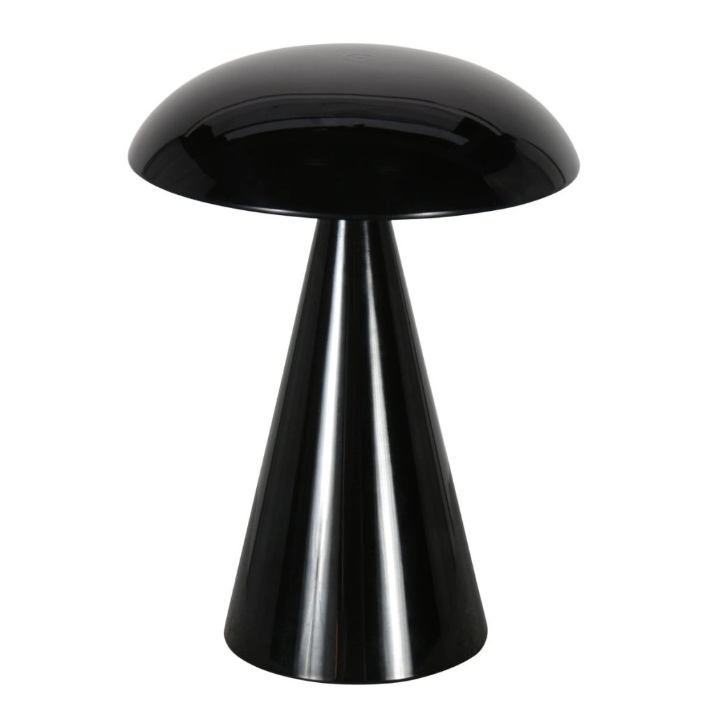 Lampe de table rechargeable Mush Noir Steinhauer 8712746188806