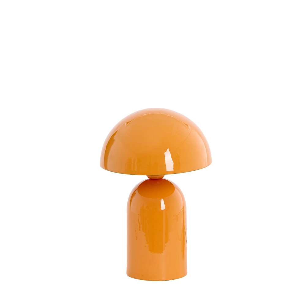 Lampe de table champignon Tolima orange brillant - Ø 23cm