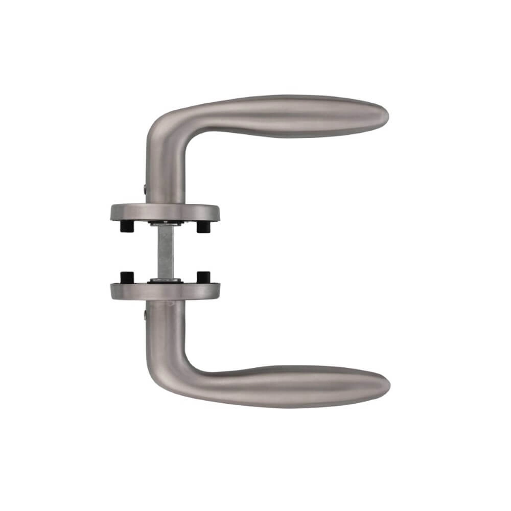 Poignée Jupiter sur rosace en acier inoxydable Intersteel 8714186087640