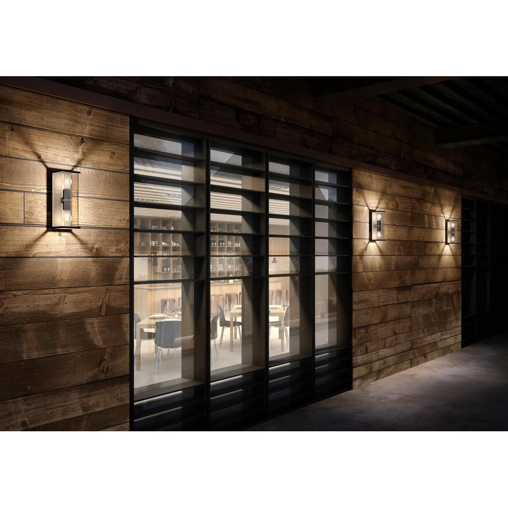 Lampe murale élégante Claire Double anthracite Lucide 5411212271495