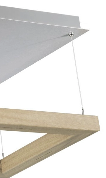 Plafonnier LED Leonora en bois - chêne nature HerzBlut 4021273026425