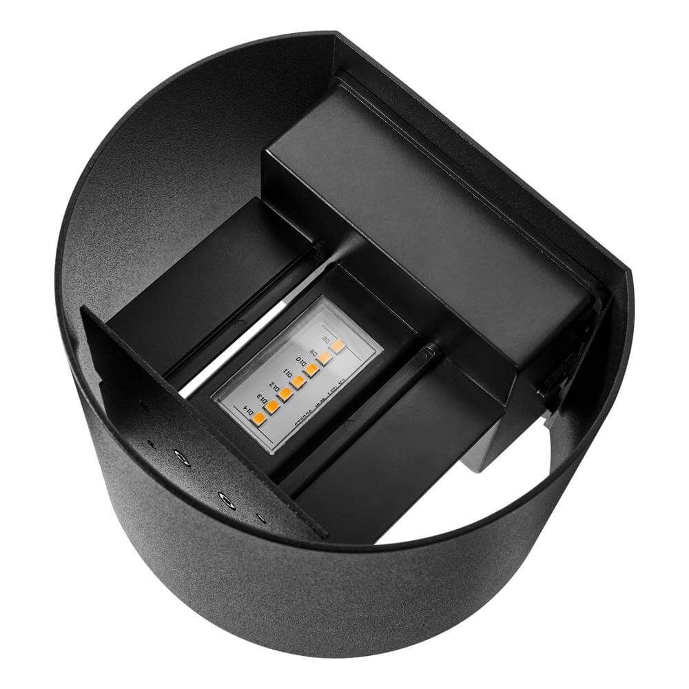 Spot rond en saillie Milda noir Nordlux 5704924017735