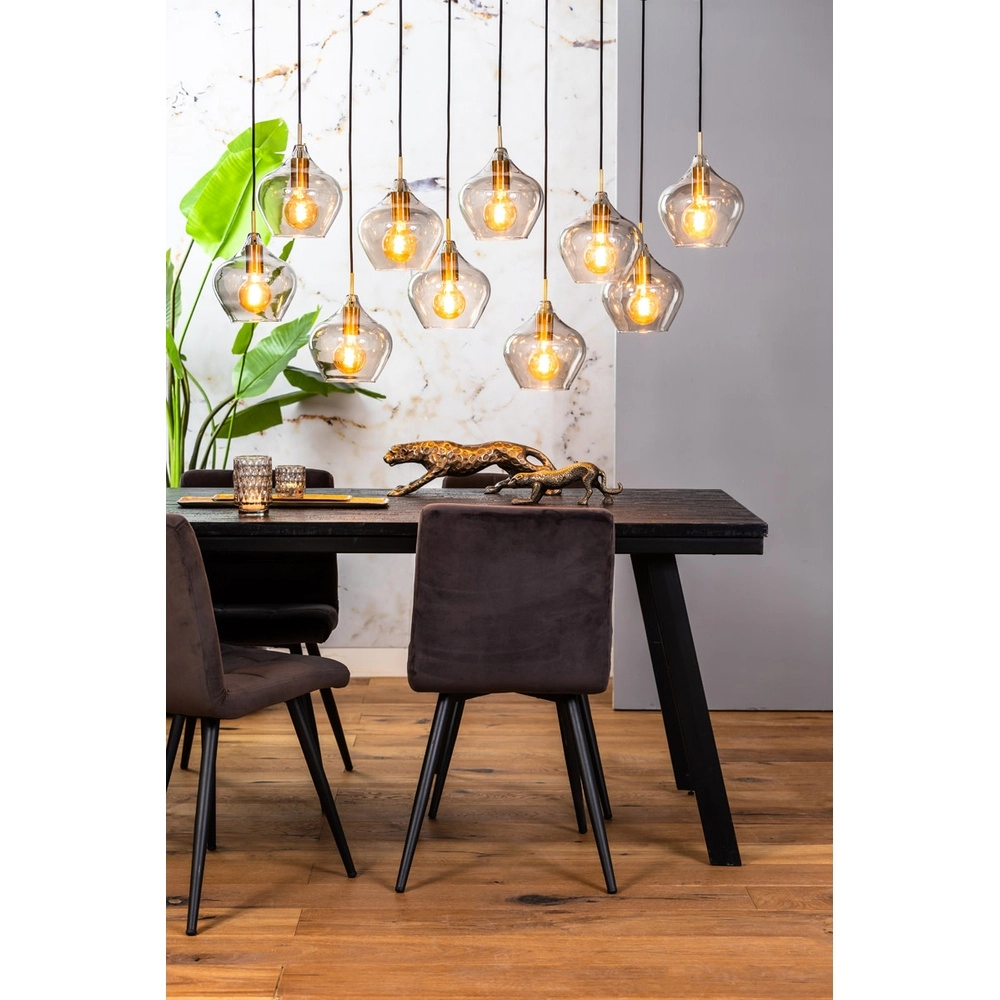 Lampe suspendue Rakel 10 lumières Light & Living 8717807303259