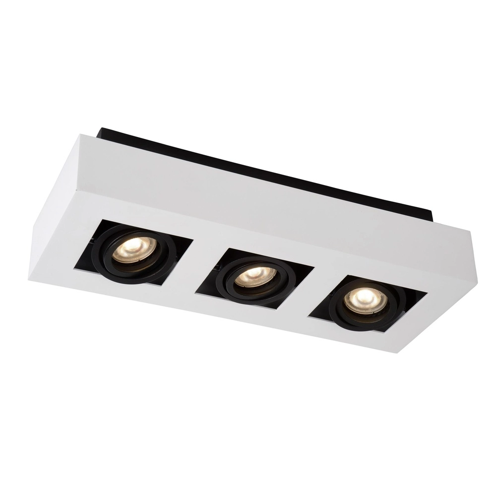 Projecteur de plafond Xirax 3 x 5W blanc Lucide 5411212092335
