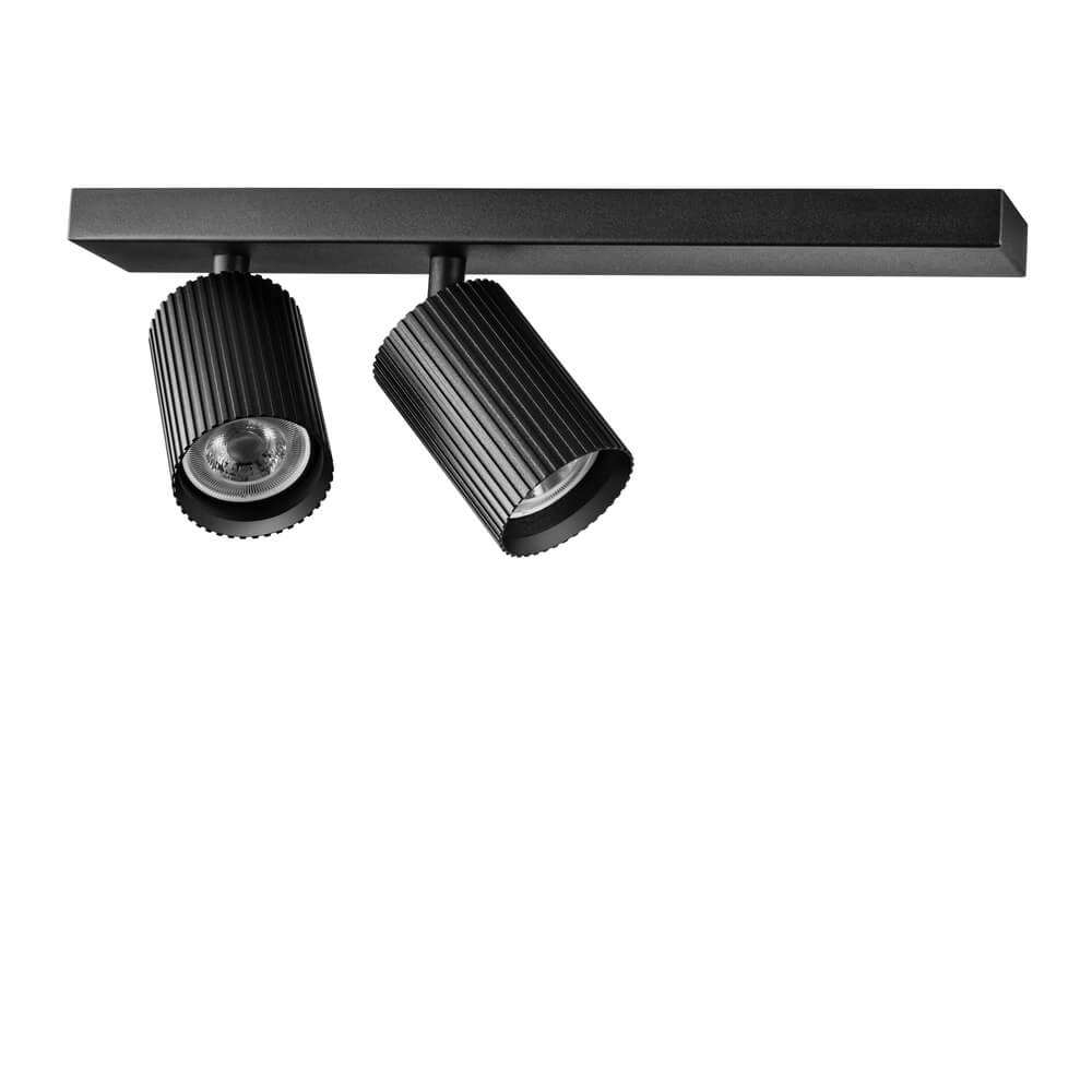 Spot de plafond Onis 2 lumières - noir Lyora 4255805302330