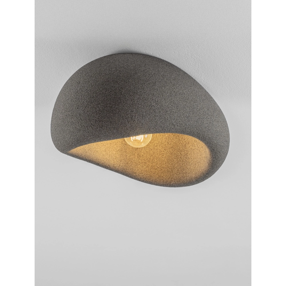 Plafonnier naturel Aere gris 40cm Plafonnier naturel Aere gris 40cm