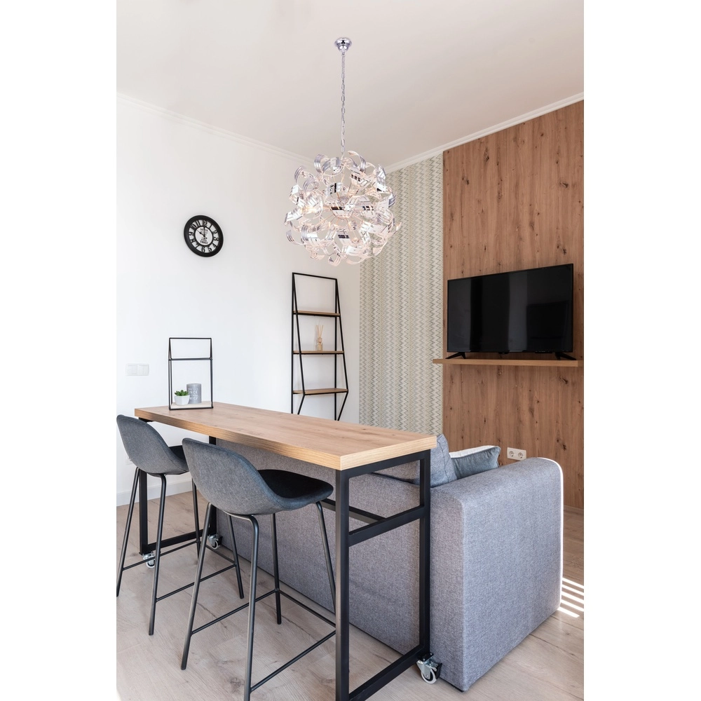 Lampe suspendue Falla Chrome Globo 9007371385263