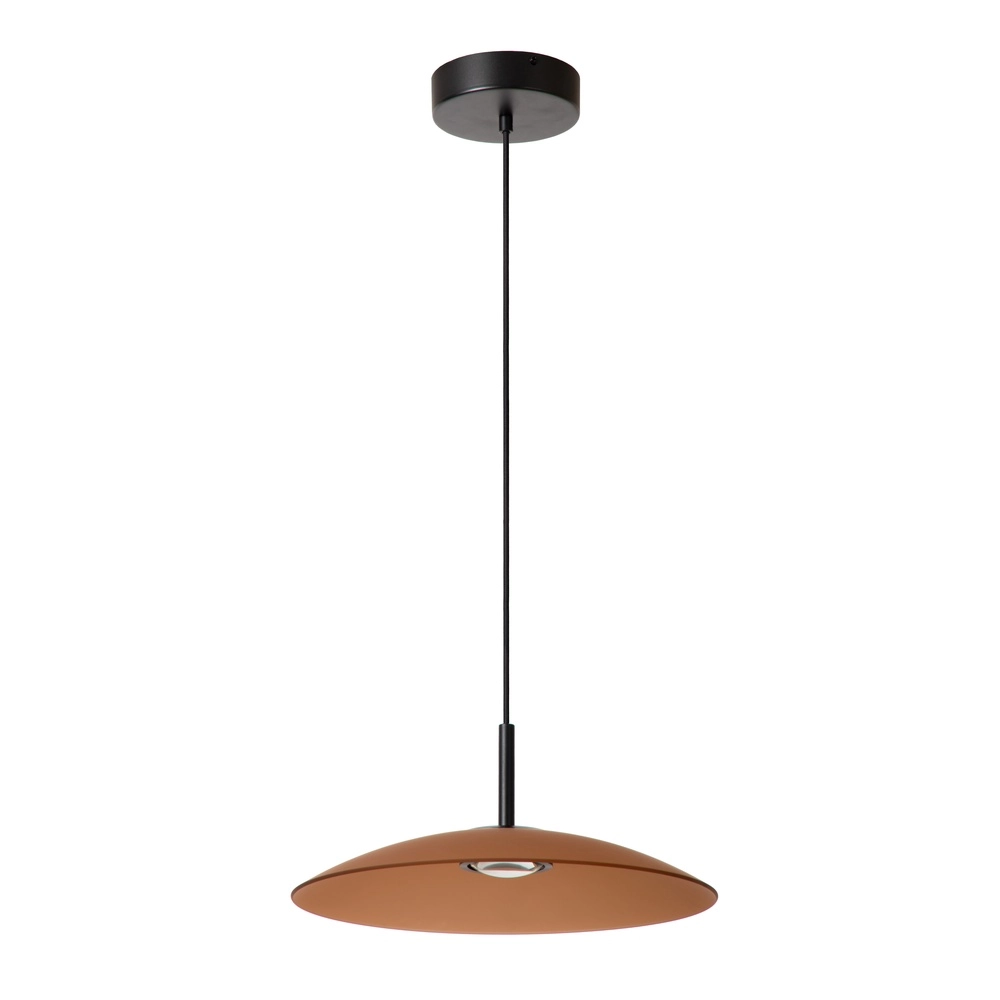 Lampe suspendue élégante Menga Ø verre ambré de 40 cm Premium by Lucide 5411212251190