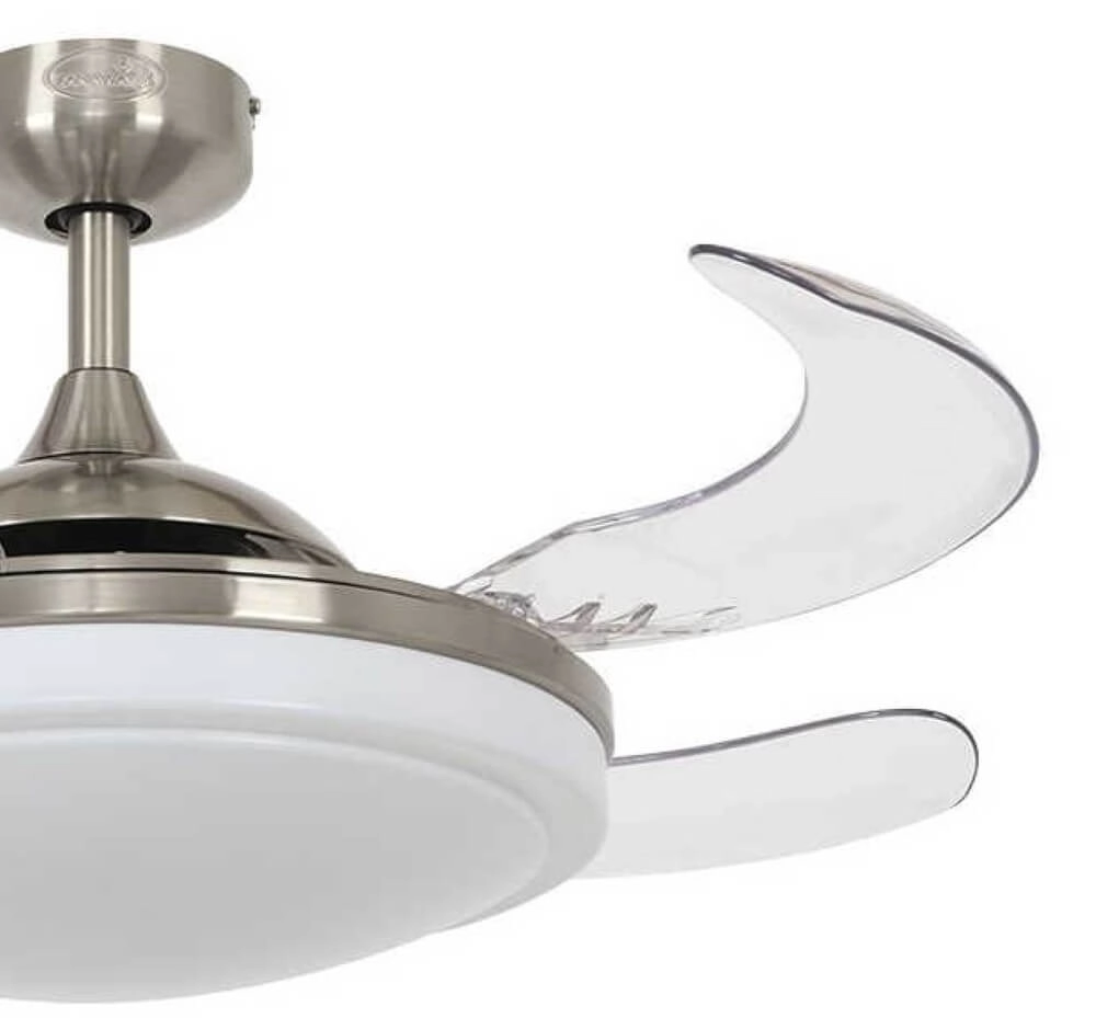 Ventilateur de plafond en acier inoxydable Fanway Evora Ø 91,5 cm Beacon 9333509127727