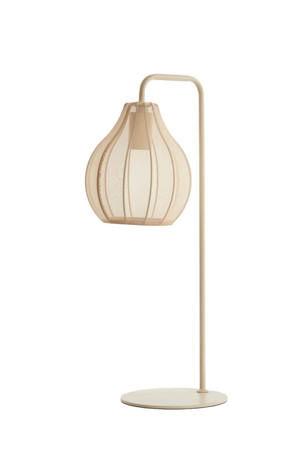 Lampe de table crème Elati Ø 20cm japandi Light & Living 8717807702694