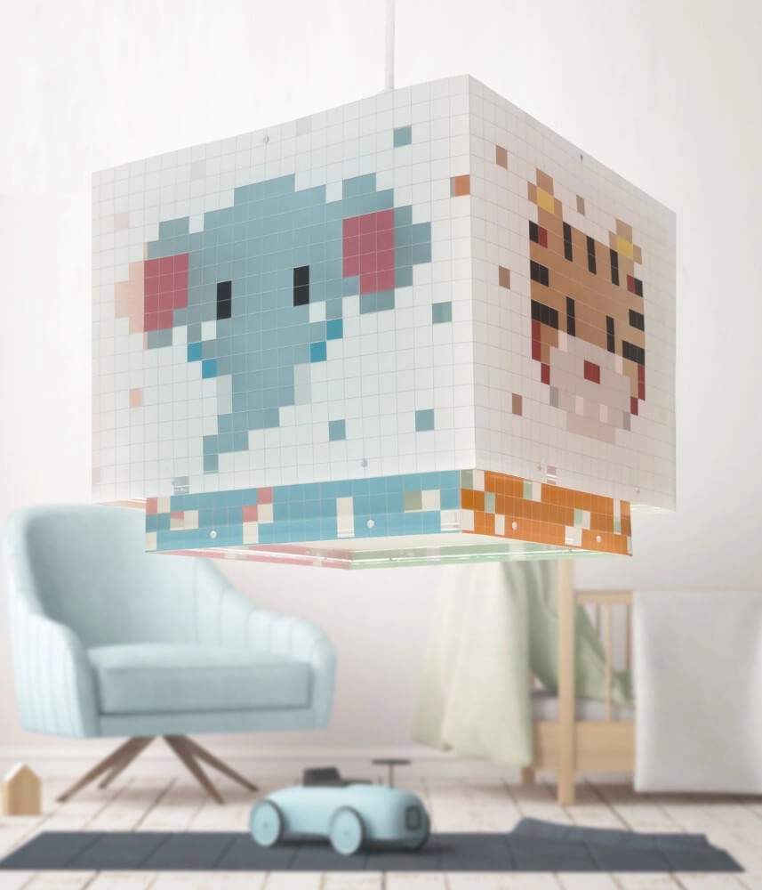 Lampe suspendue chambre d'enfant Little Pixel Dalber 8420406633725