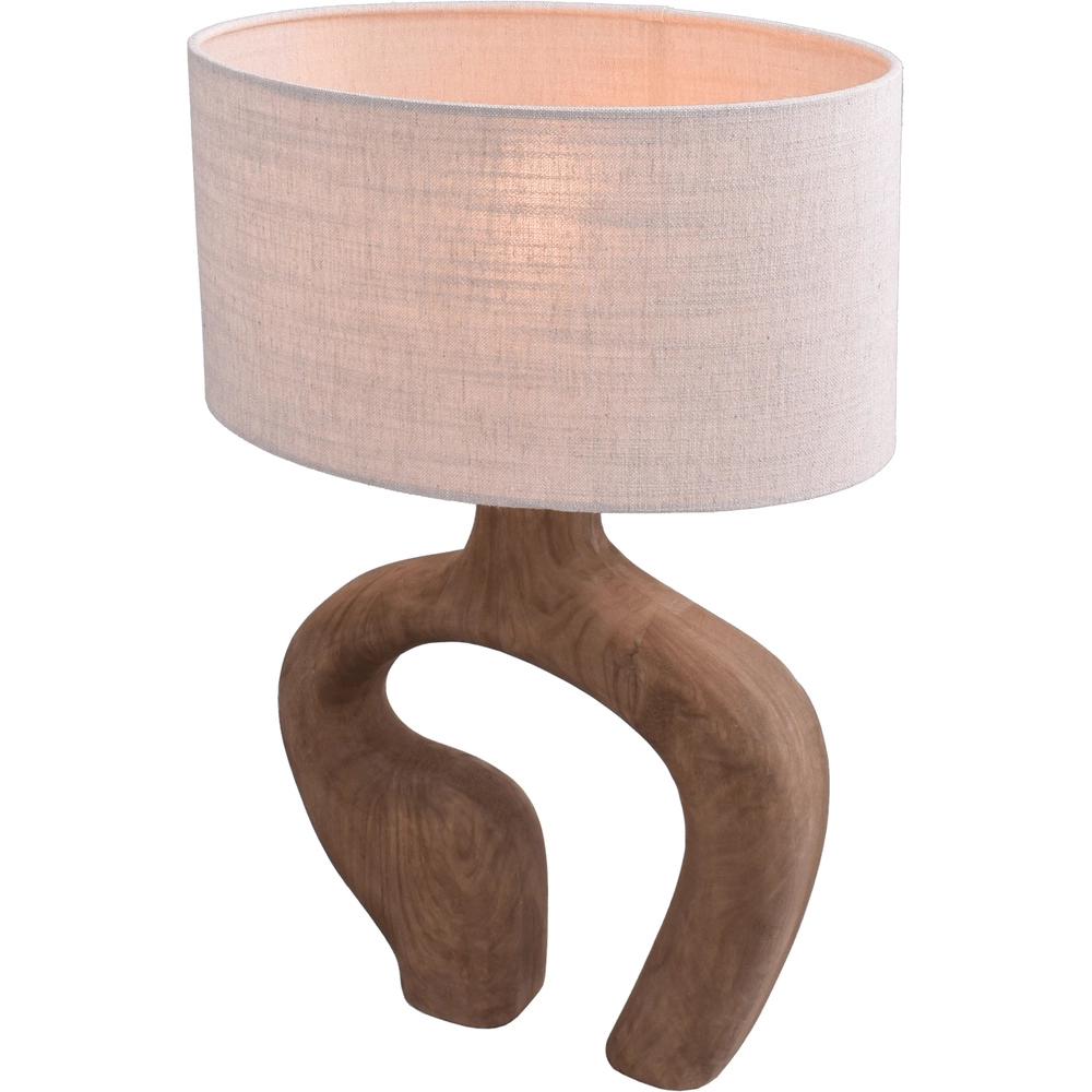 Lampe de table Japandi Woodie 40 cm - bois avec naturel Masterlight 8718121392738