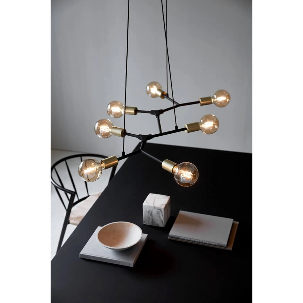 Suspension design Josefine noir oblong Nordlux 5704924001055