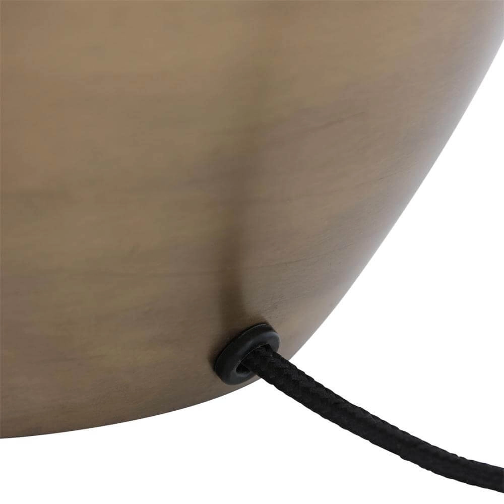 Ampoule de lampe de table Brass bronze avec capuchon noir Steinhauer 8712746175561