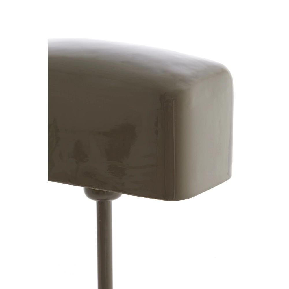 Lampe de chevet Elenie 25x13cm - brun foncé brillant Light & Living 8717807818876